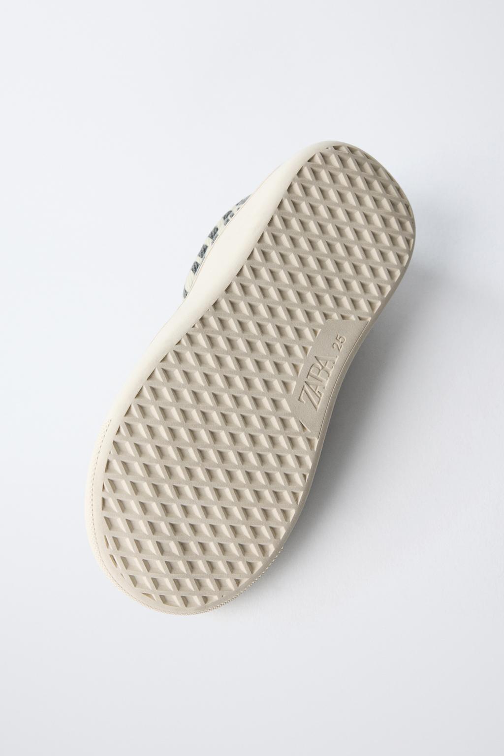 КЕДЫ С ПРИНТОМ ЗЕБРА