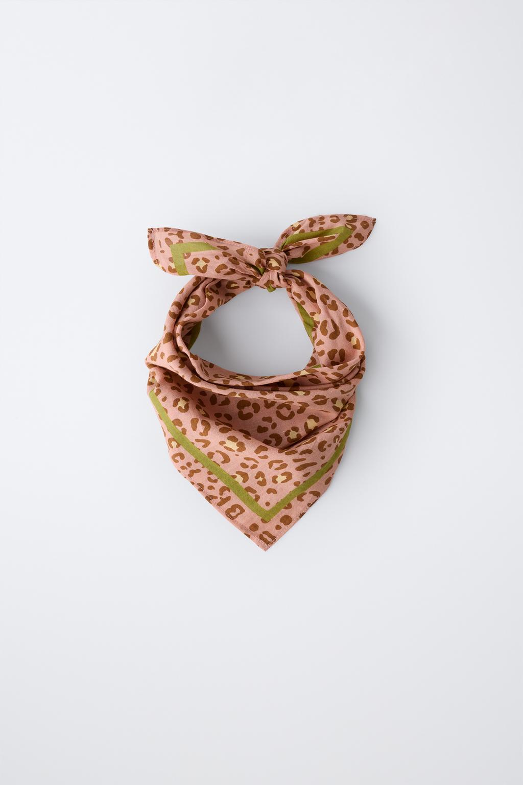 БАНДАНА С АНИМАЛИСТИЧЕСКИМ ПРИНТОМ