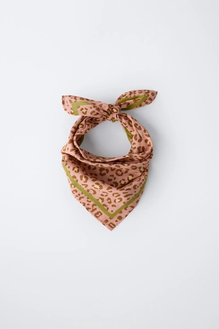 Бандана с анималистическим принтом- Заказать в России