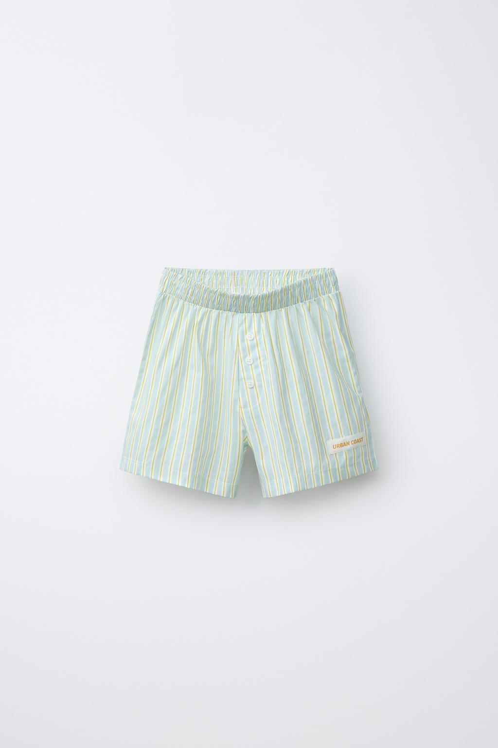 6-14/ КОМБИНИРОВАННАЯ ПИЖАМА В ПОЛОСКУ