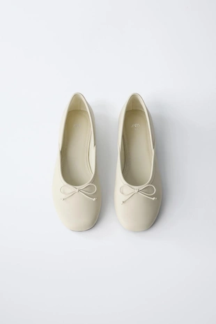 Кожаные балетки- Заказать в России