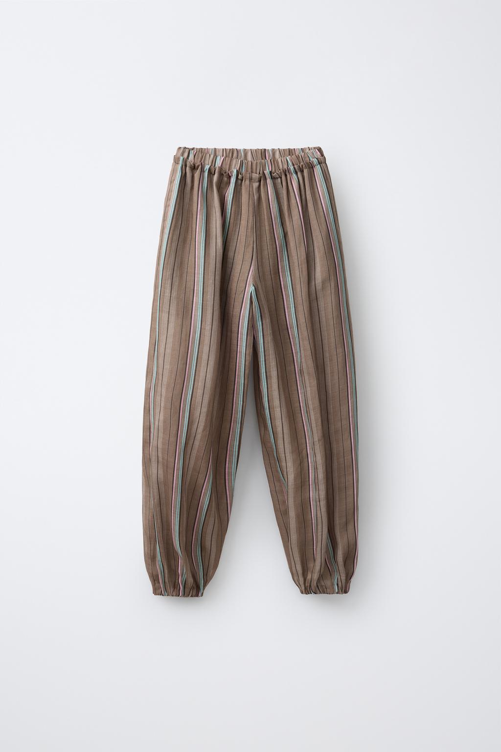 БРЮКИ-БАГГИ В ПОЛОСКУ