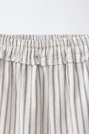 Юбка миди в полоску- Заказать в России