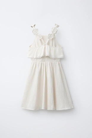 Платье с вышитыми цветами- Заказать в России