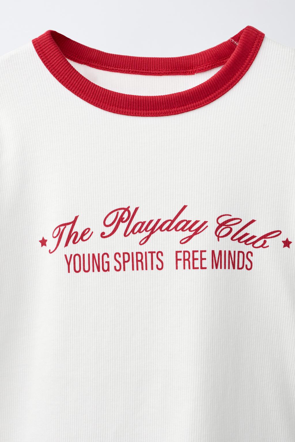 6-14 ЛЕТ/ПИЖАМА С ЦВЕТОЧНЫМ ТЕКСТОМ