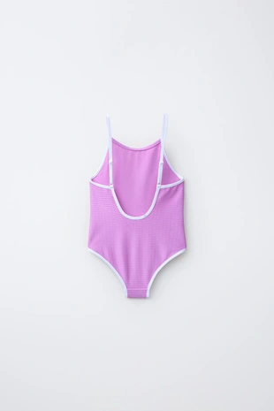 6-14 лет/купальник с контрастной отделкой- Заказать в России