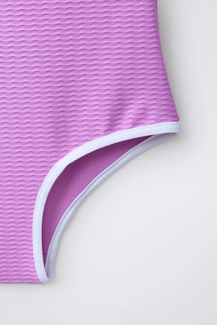 6-14 лет/купальник с контрастной отделкой- Заказать в России