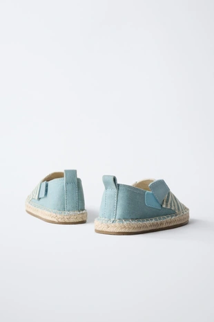 Эспадрильи из джута в полоску- Заказать в России