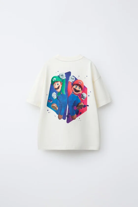ФУТБОЛКА SUPER MARIO BROS И ЛУИДЖИ ™ © NINTENDO