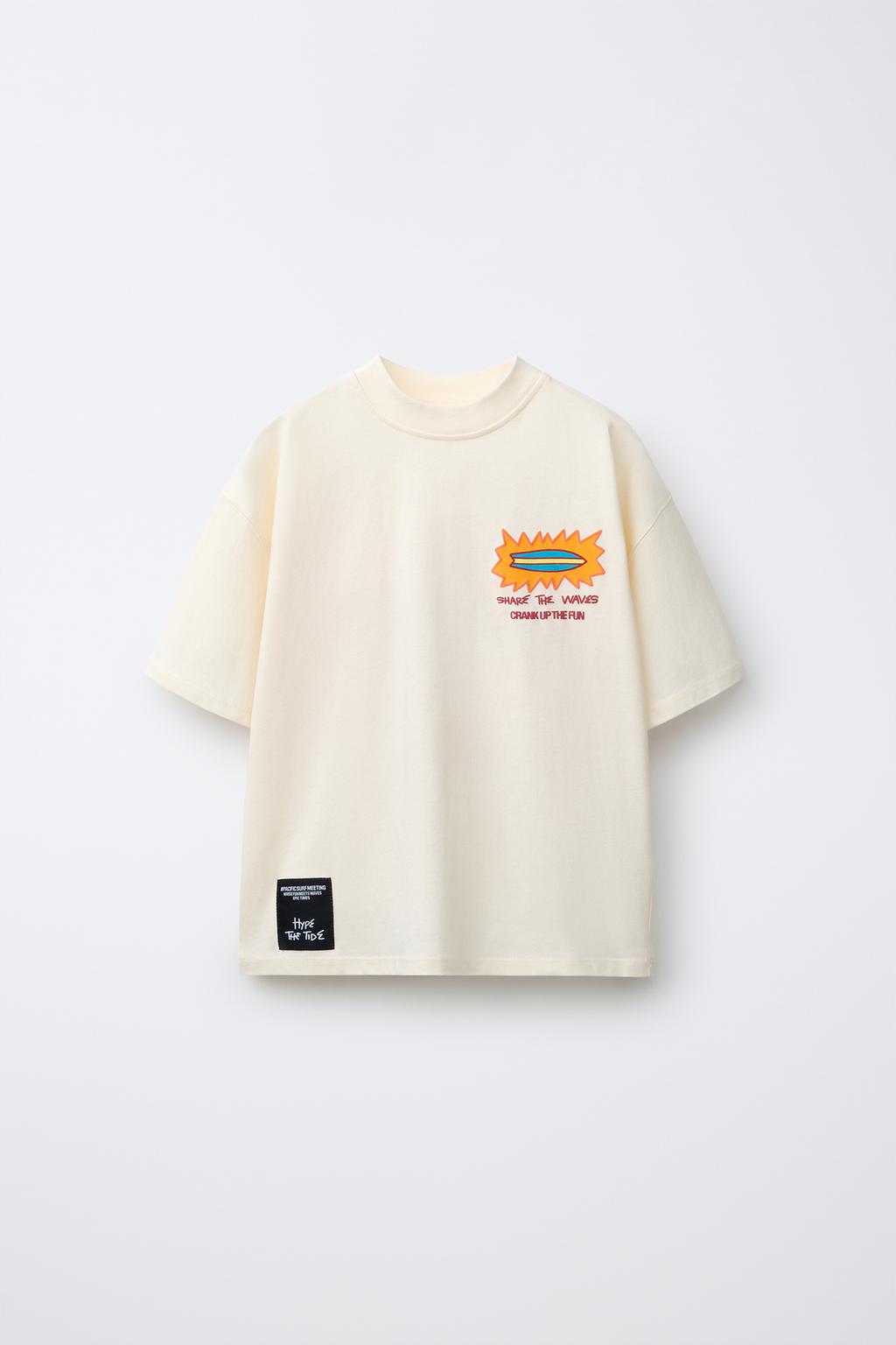 ФУТБОЛКА С ПРИНТОМ «СЕРФИНГ»