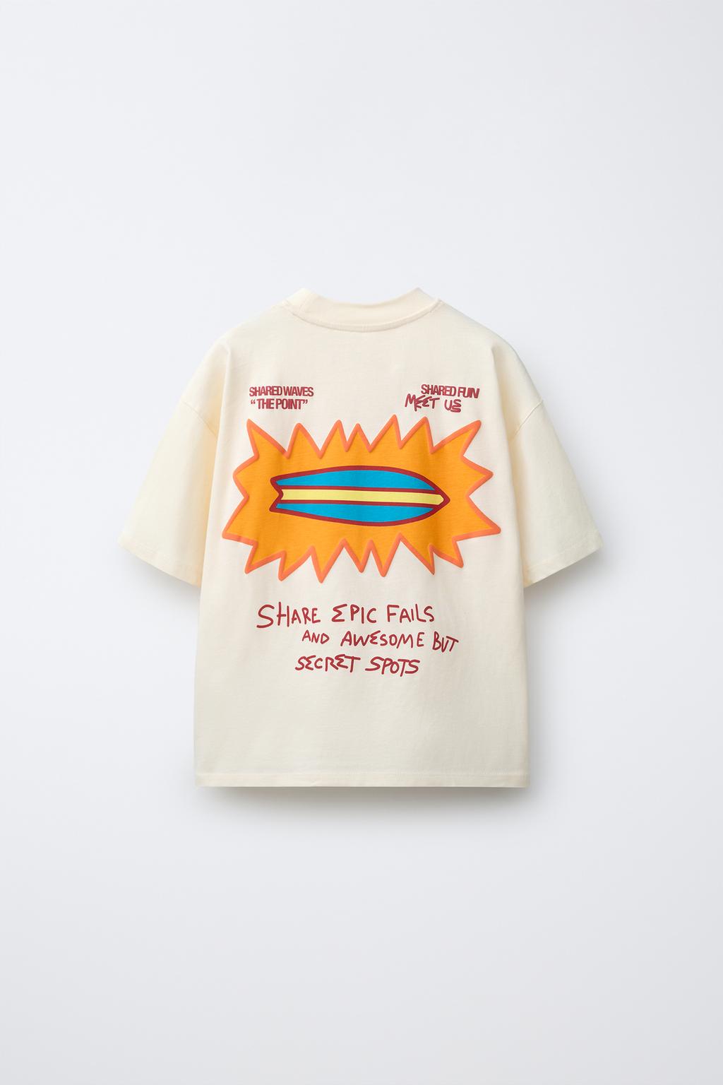 ФУТБОЛКА С ПРИНТОМ «СЕРФИНГ»