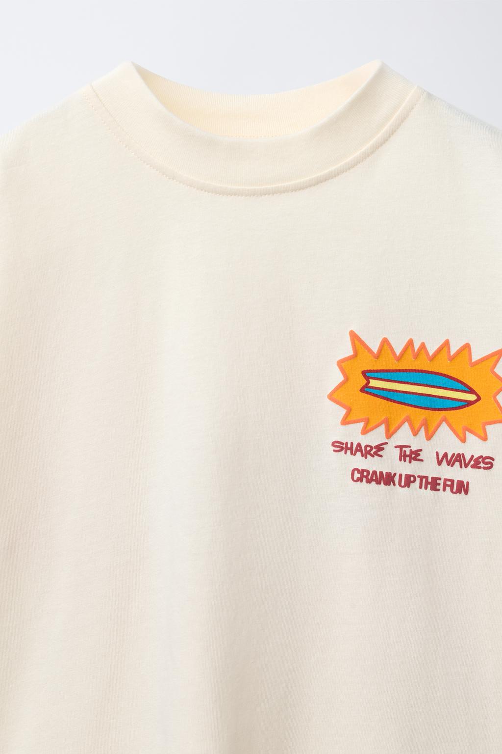 ФУТБОЛКА С ПРИНТОМ «СЕРФИНГ»