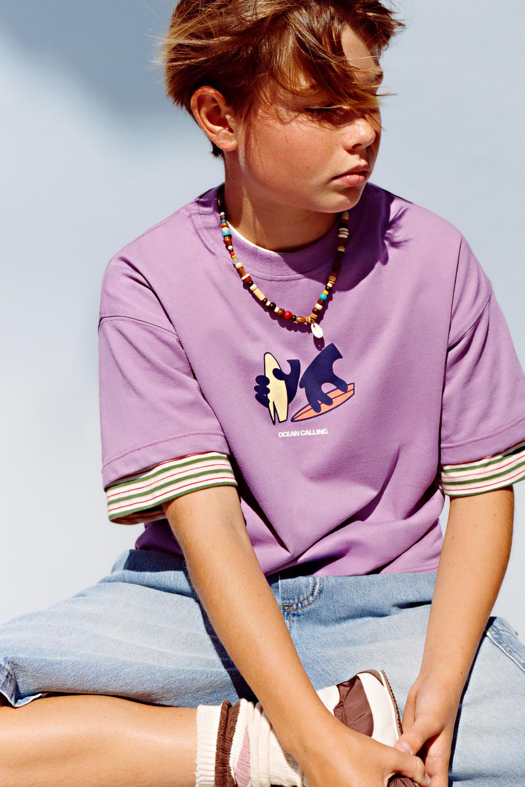 ФУТБОЛКА С ПРИНТОМ SURF