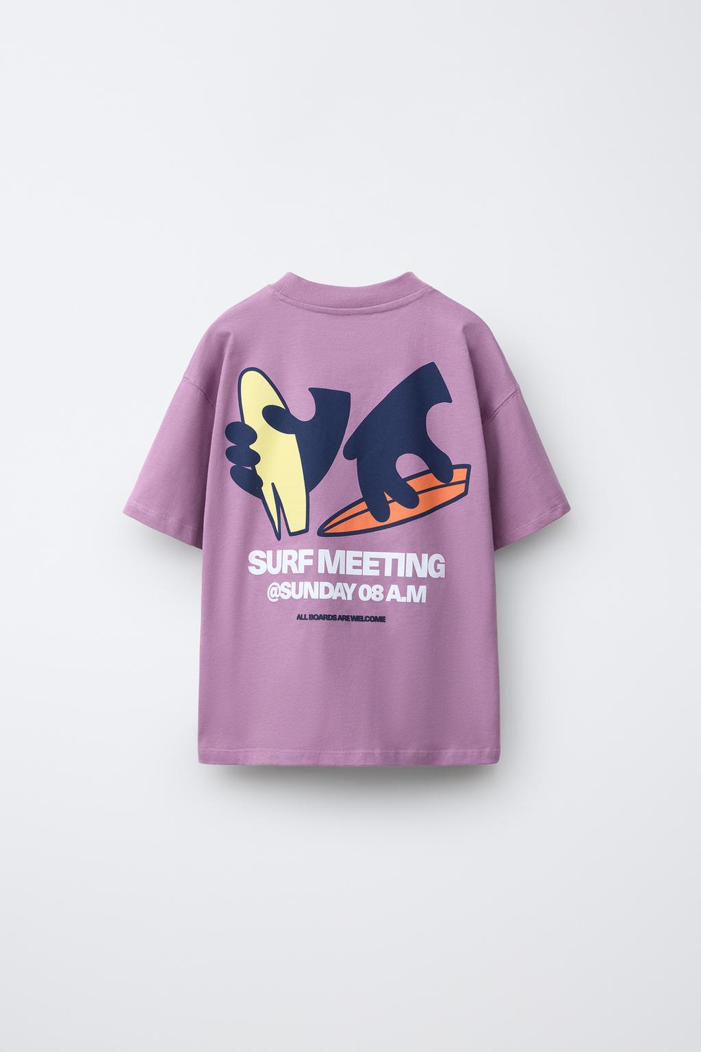 ФУТБОЛКА С ПРИНТОМ SURF