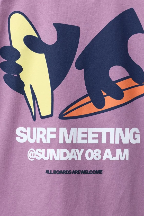 ФУТБОЛКА С ПРИНТОМ SURF