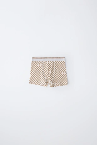 6-14 лет/набор из пяти трусов-боксеров в клетку- Заказать в России