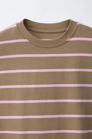 Набор из трех футболок: однотонные и в полоску- Заказать в России