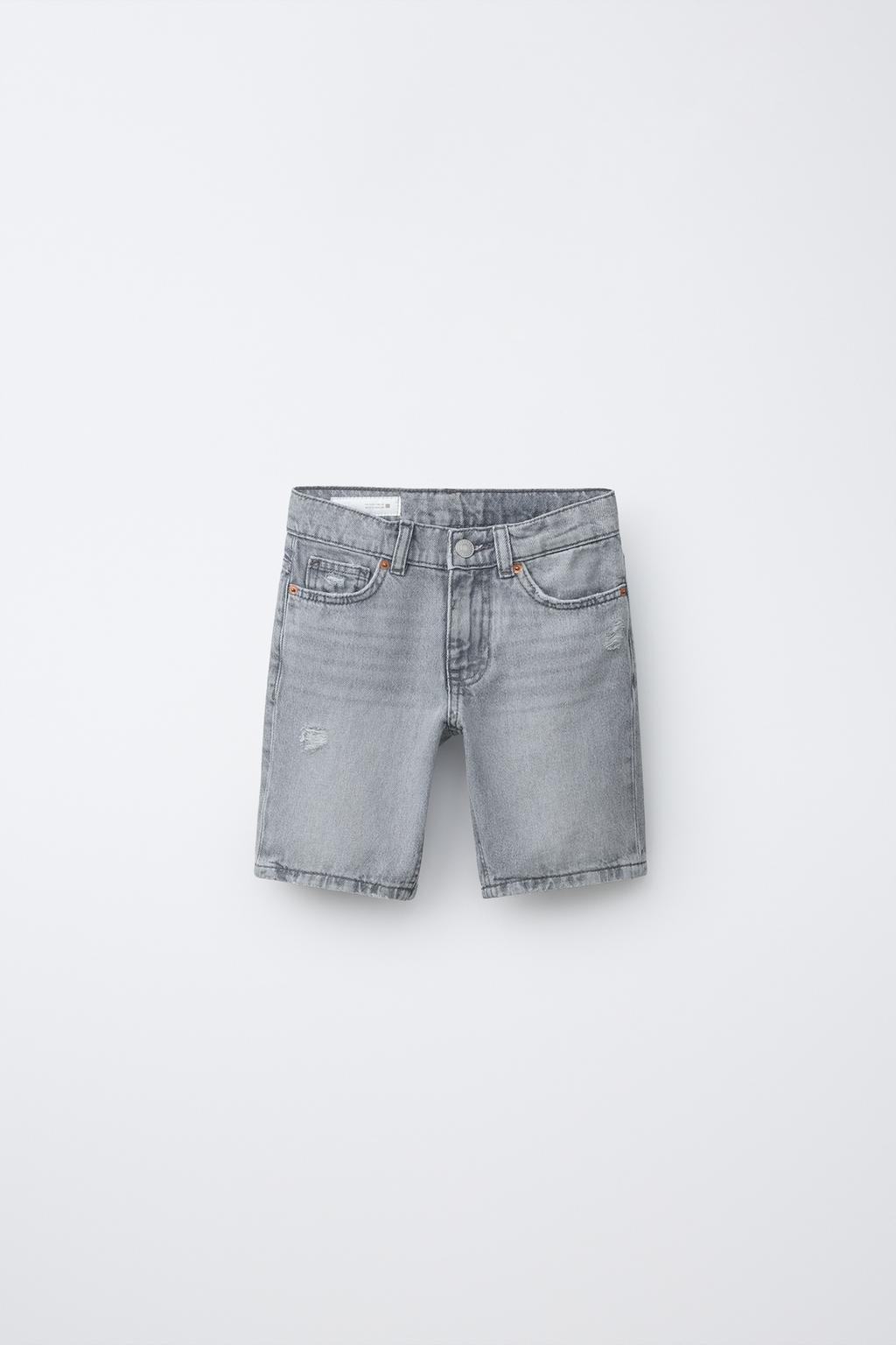 ПРЯМЫЕ ДЖИНСОВЫЕ ШОРТЫ