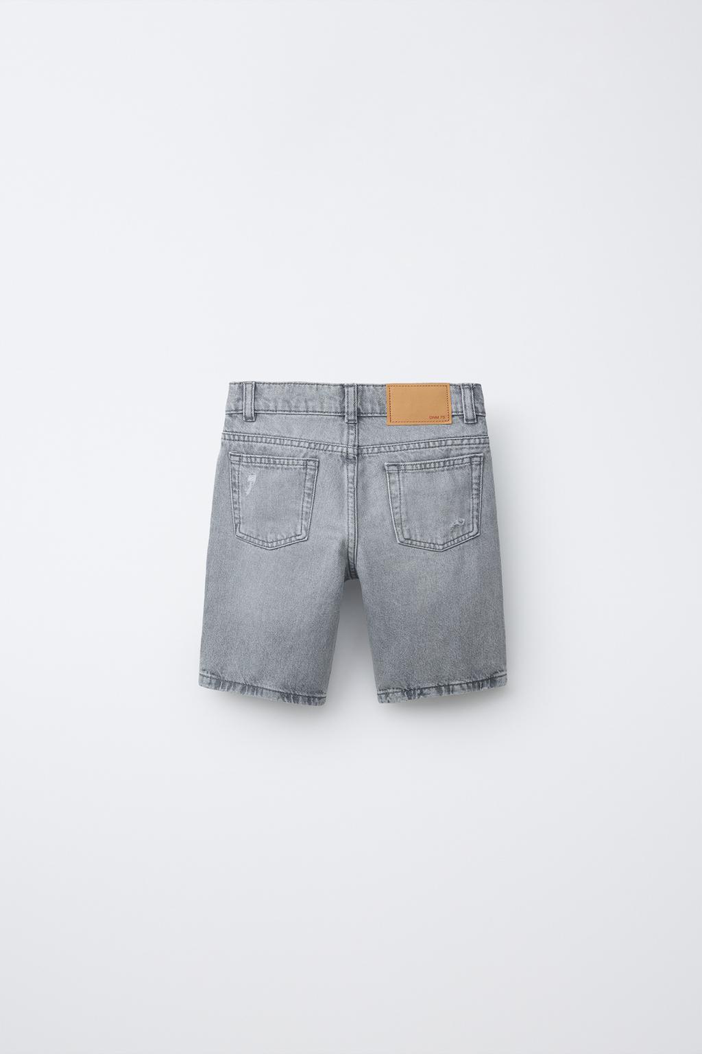 ПРЯМЫЕ ДЖИНСОВЫЕ ШОРТЫ