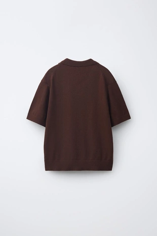 Поло из хлопка и льна