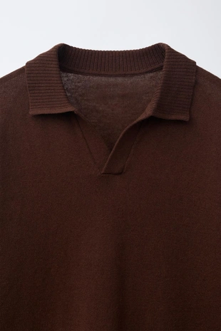 Поло из хлопка и льна