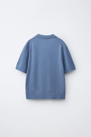 Поло из хлопка и льна