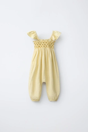 Длинный комбинезон в горошек- Заказать в России