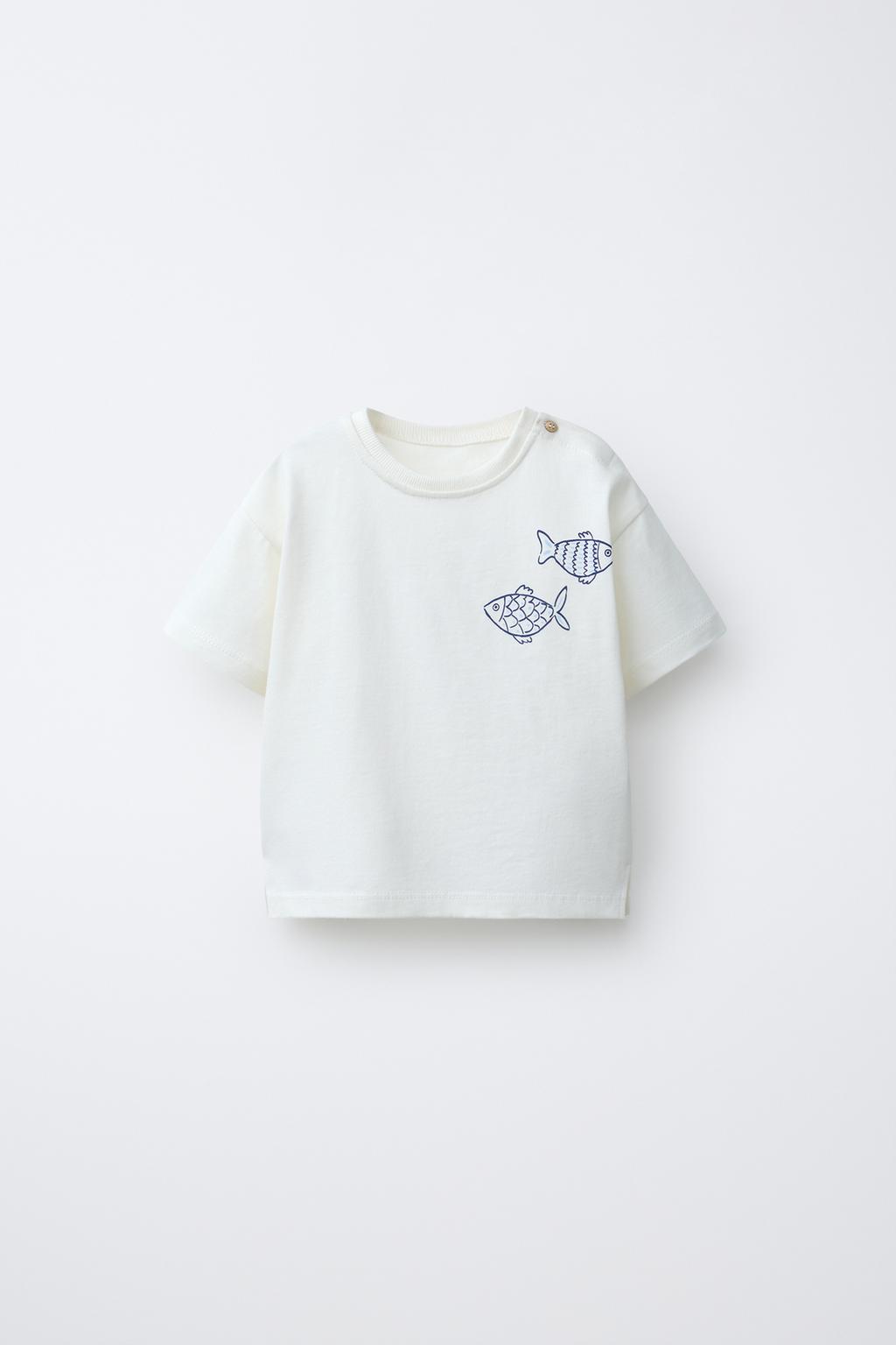 ФУТБОЛКА С ПРИНТОМ «РЫБЫ»