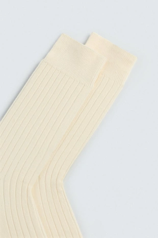 Носки в рубчик