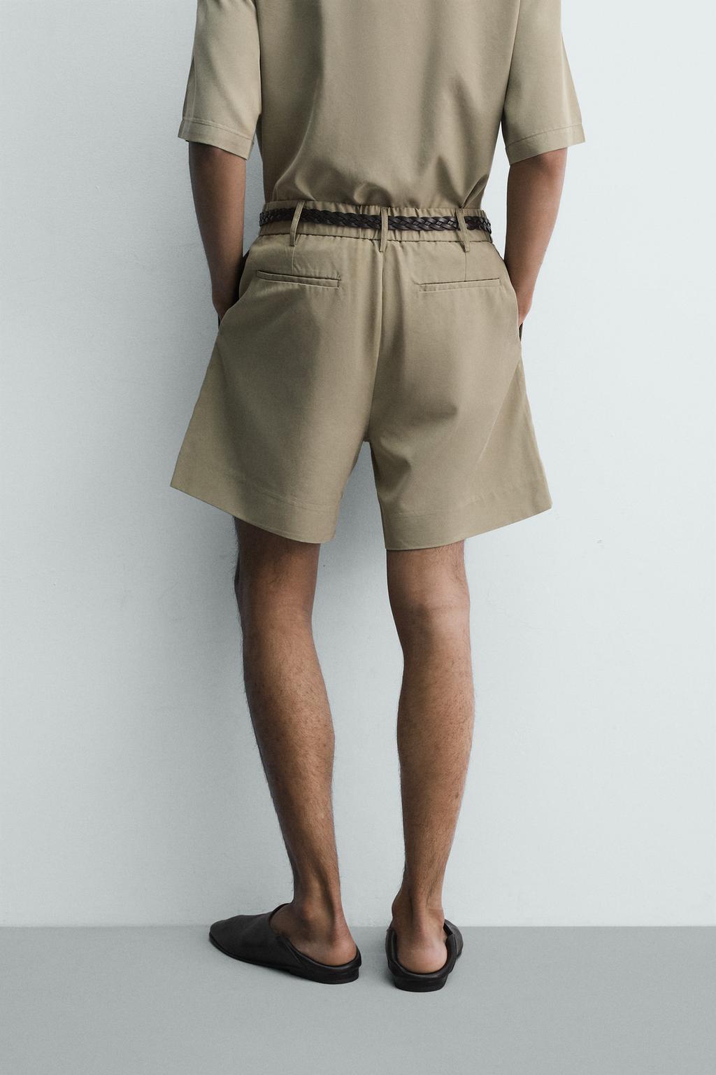 ШОРТЫ RELAXED FIT С ЭФФЕКТОМ ПОТЕРТОСТИ