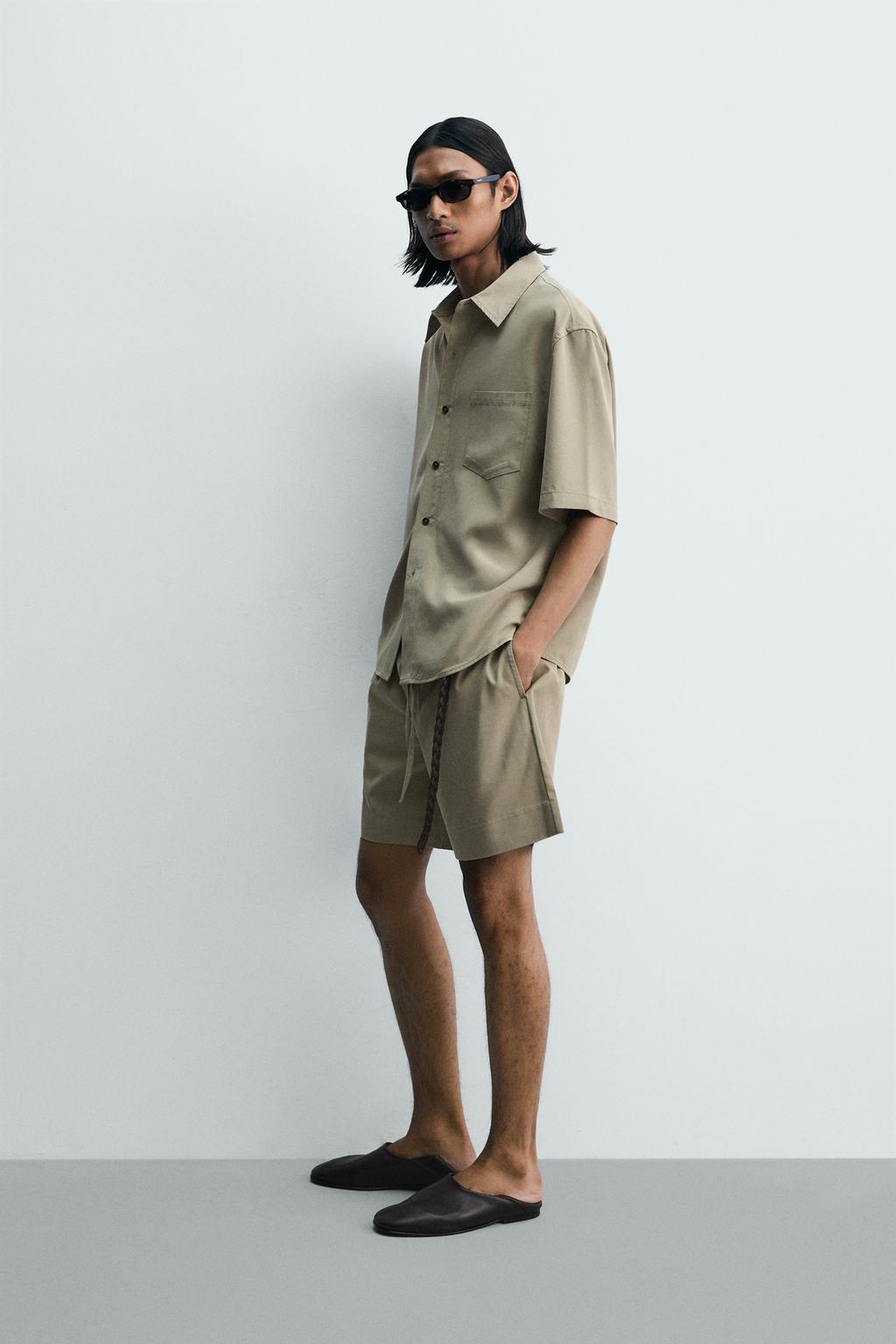 ШОРТЫ RELAXED FIT С ЭФФЕКТОМ ПОТЕРТОСТИ