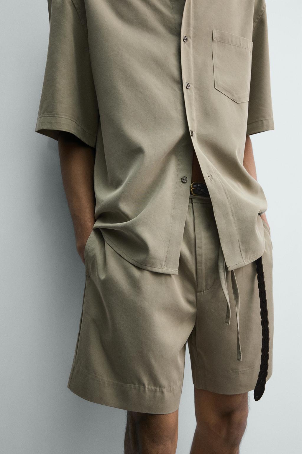 ШОРТЫ RELAXED FIT С ЭФФЕКТОМ ПОТЕРТОСТИ