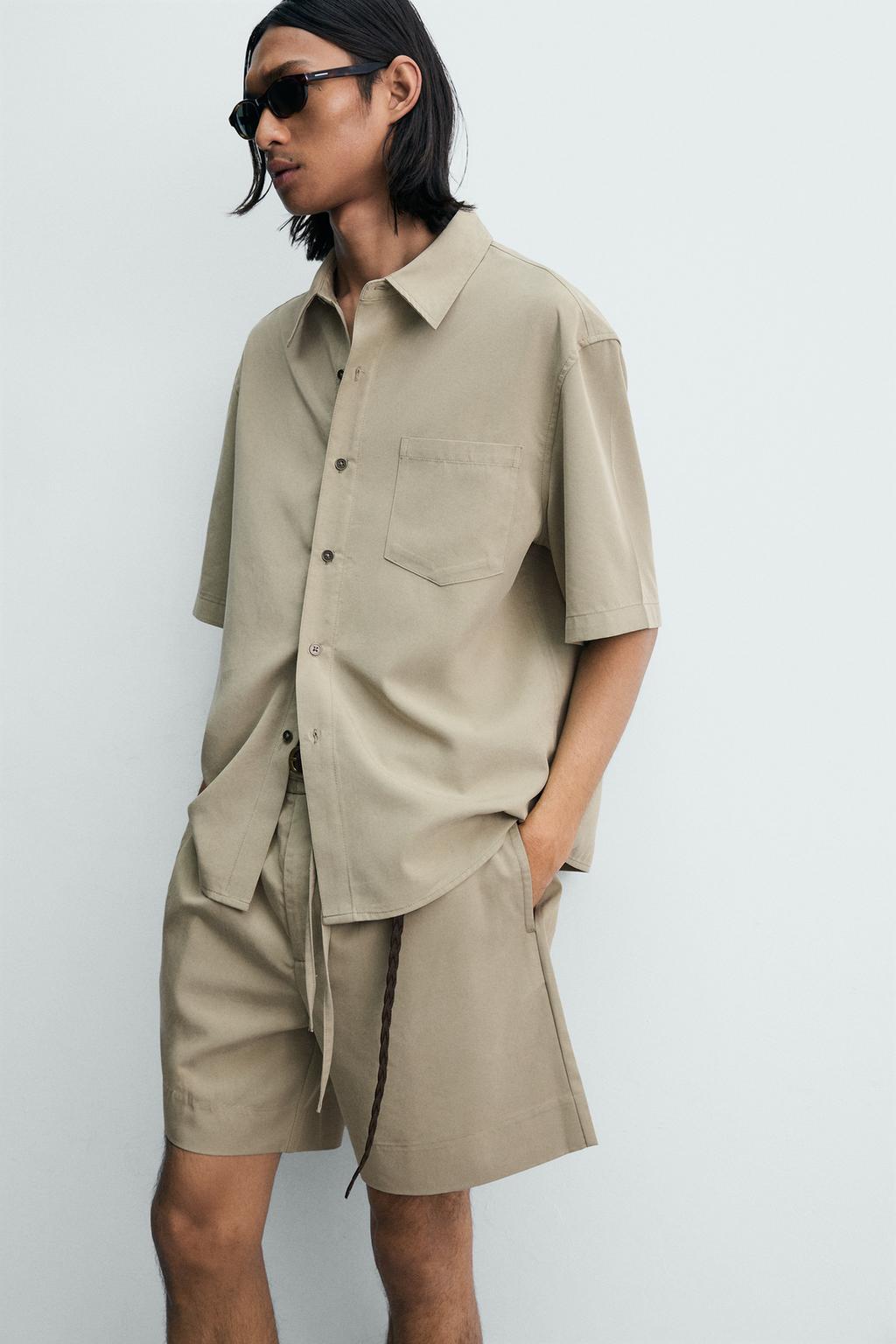 ШОРТЫ RELAXED FIT С ЭФФЕКТОМ ПОТЕРТОСТИ