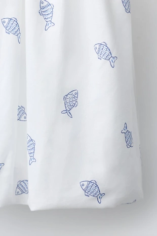 Комбинированное платье-баллон- Заказать в России