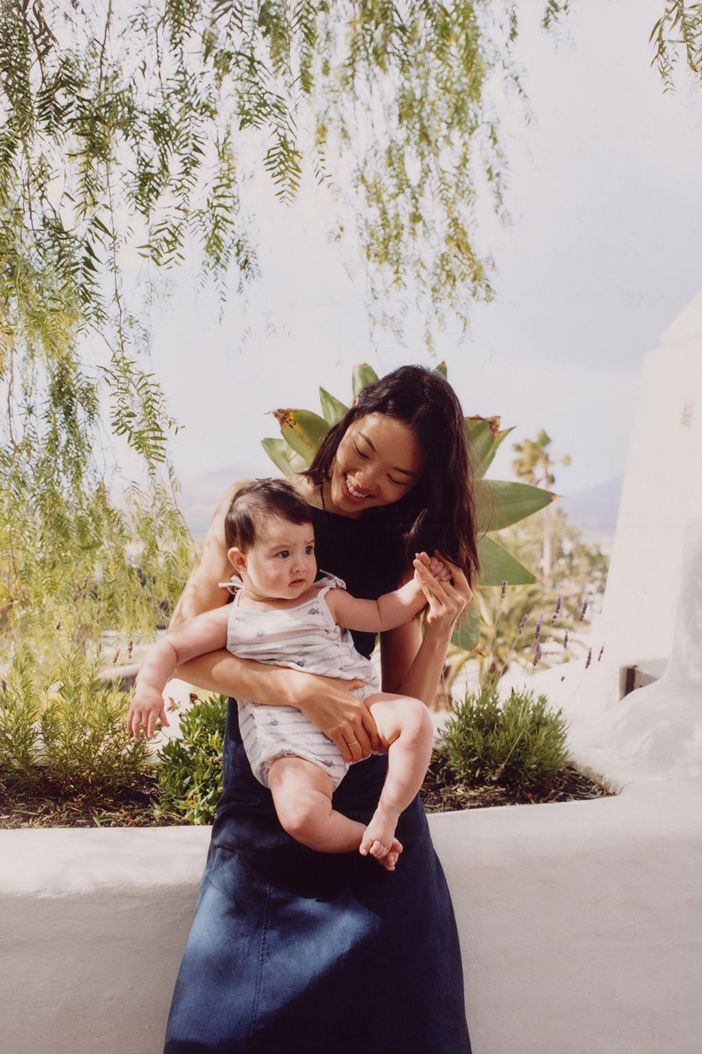 КОМБИНИРОВАННЫЙ КОМБИНЕЗОН В ПОЛОСКУ С РЫБКАМИ