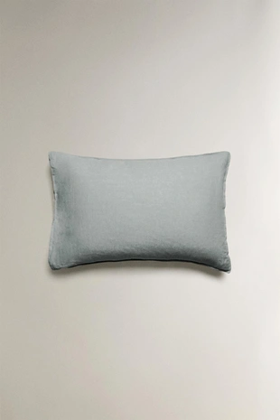 Наволочка из мятого льна (140 г/м²)- Заказать в России