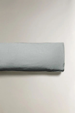 Наволочка из мятого льна (140 г/м²)- Заказать в России