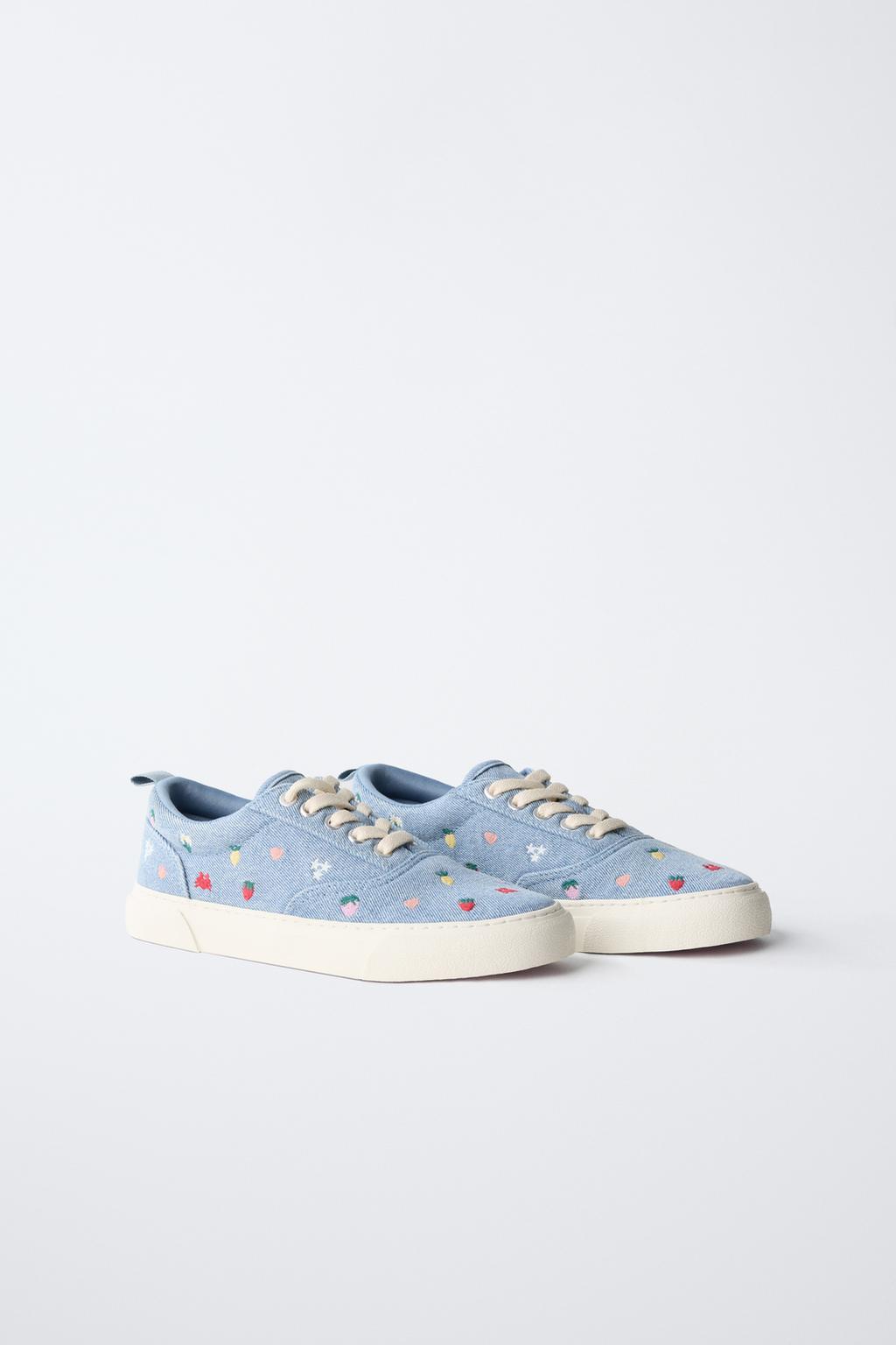 КЕДЫ ИЗ ХЛОПКА С ВЫШИВКОЙ