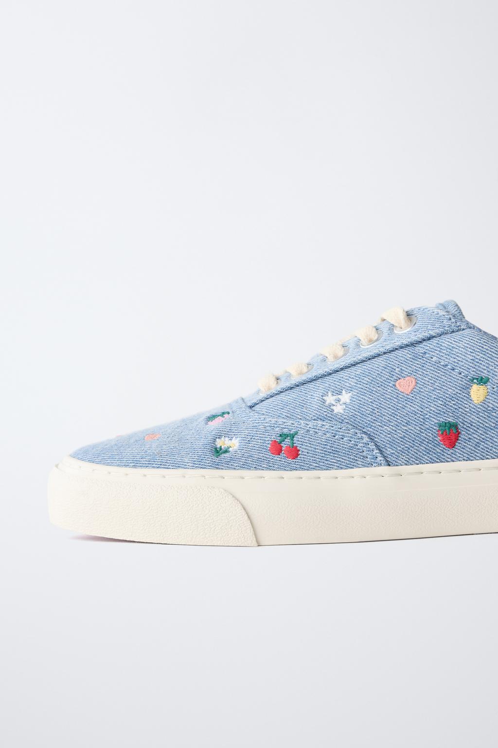 КЕДЫ ИЗ ХЛОПКА С ВЫШИВКОЙ