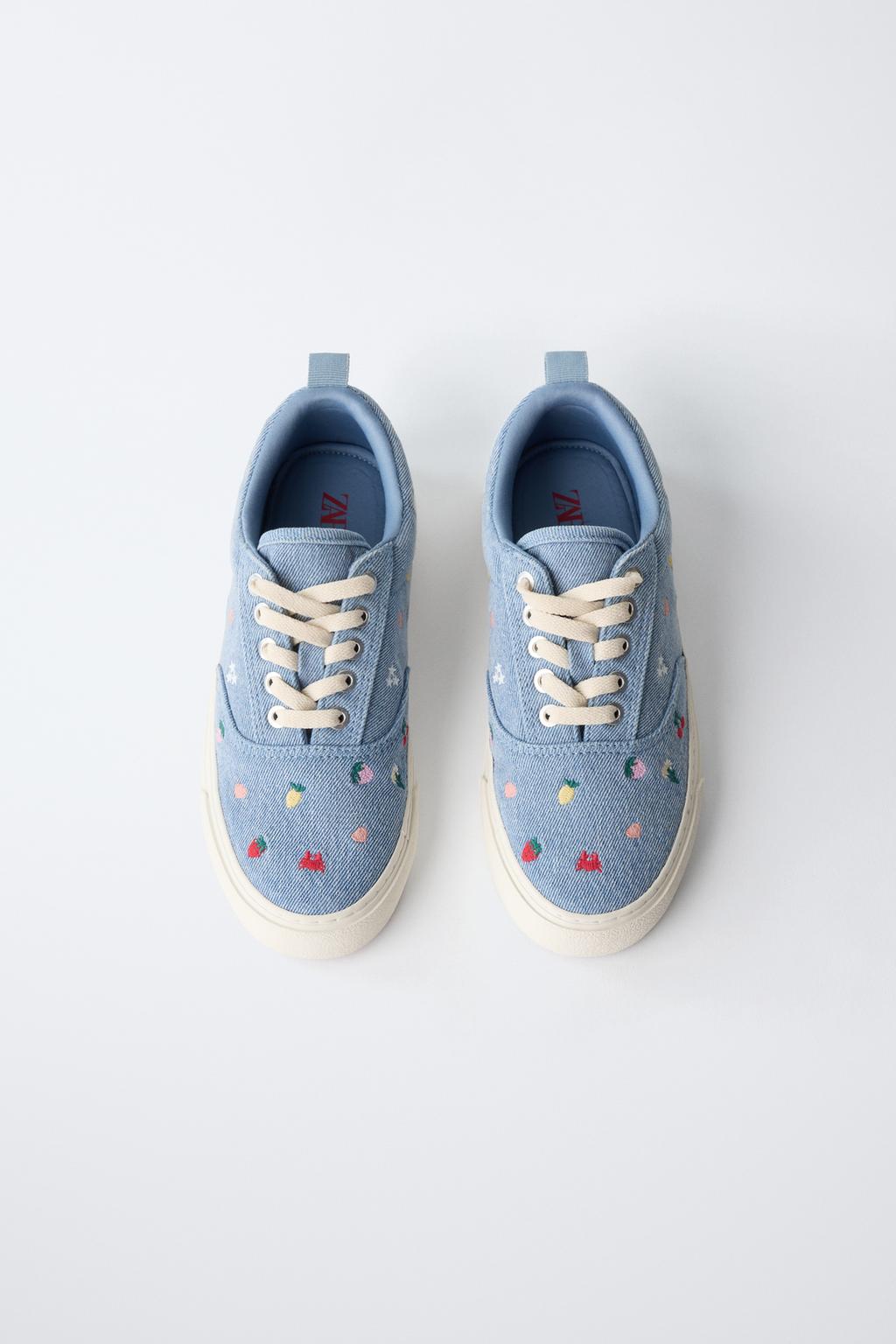 КЕДЫ ИЗ ХЛОПКА С ВЫШИВКОЙ