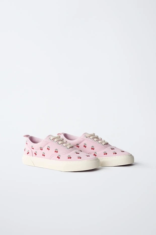 Кеды из хлопка с вышивкой- Заказать в России