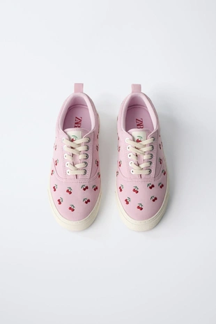 Кеды из хлопка с вышивкой- Заказать в России