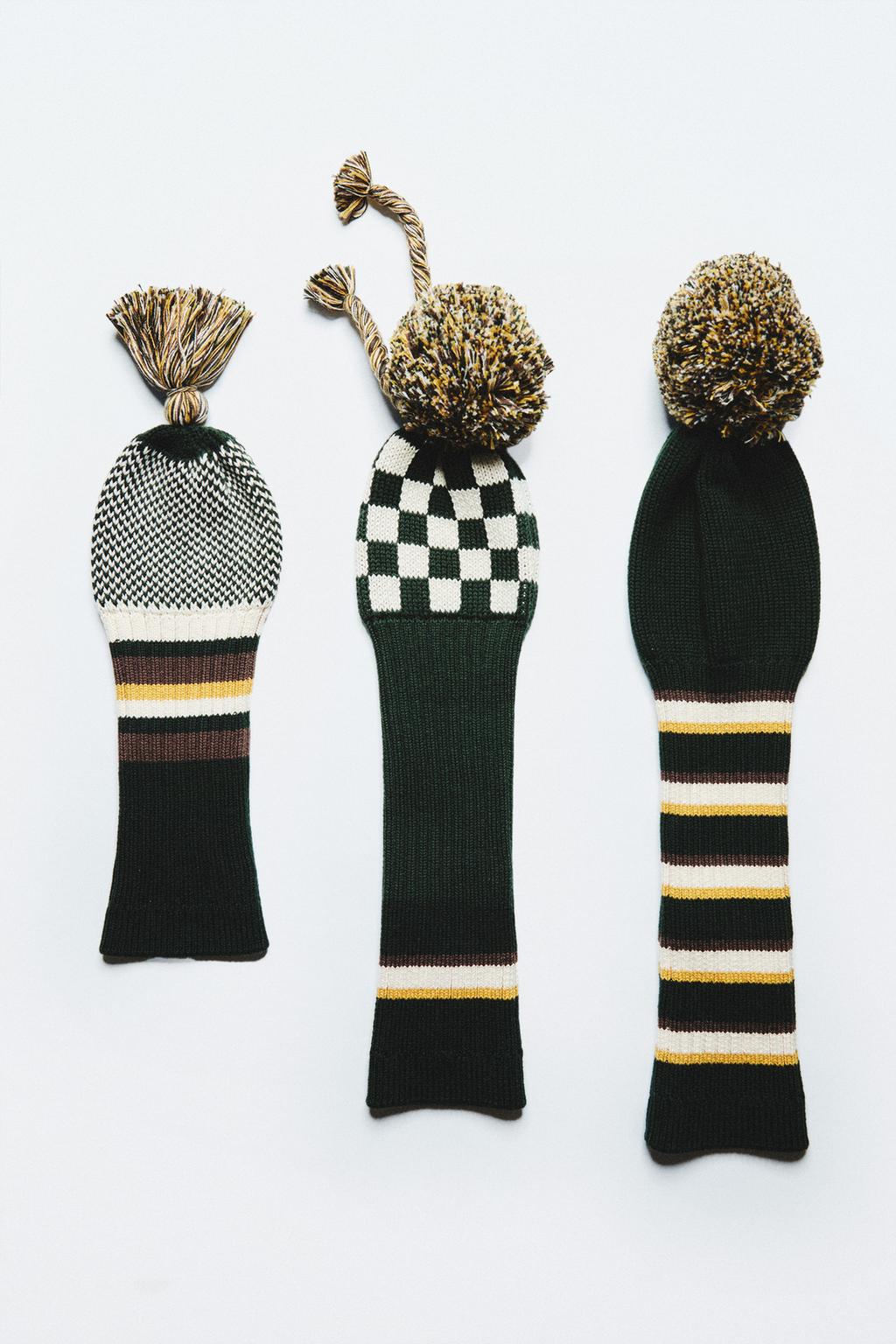 Чехол для гольф-клюшки вязаный