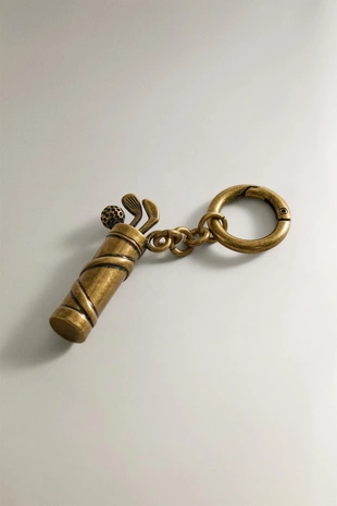 Брелок-кольцо для ключей с мотивом сумки для гольф-клюшек- Заказать в России