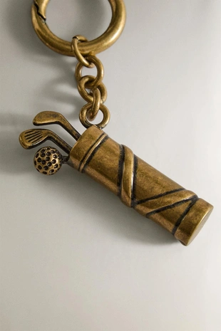 Брелок-кольцо для ключей с мотивом сумки для гольф-клюшек- Заказать в России