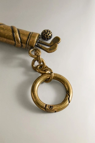 Брелок-кольцо для ключей с мотивом сумки для гольф-клюшек- Заказать в России