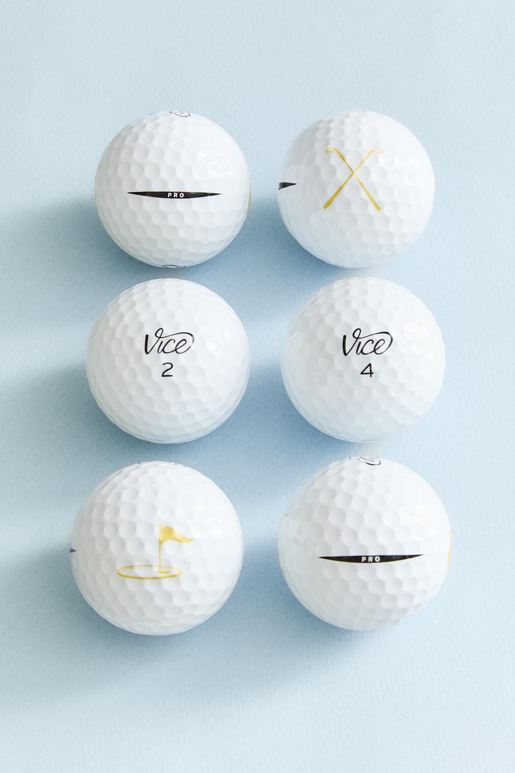 Набор мячей для гольфа vice pro even (набор из 6 штук)