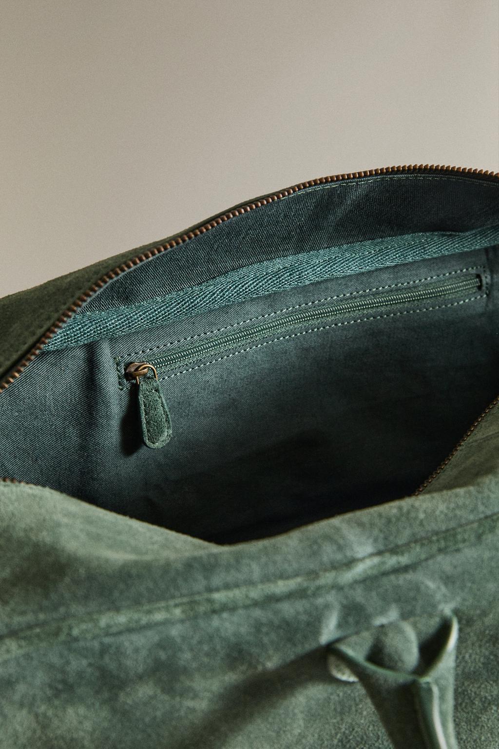 Сумка из переработанной кожи