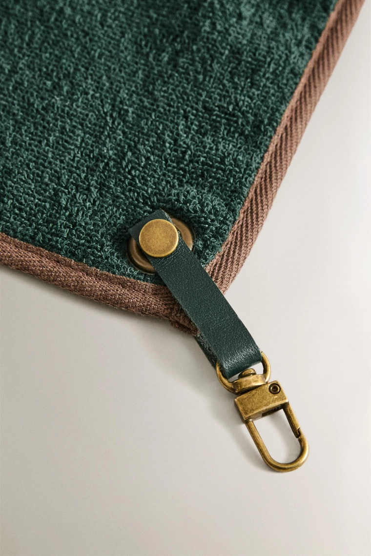 Хлопковое полотенце с лозунгом «клуб гольфа»