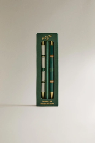 Набор ручки и механического карандаша для гольфа (набор из 2 штук)- Заказать в России